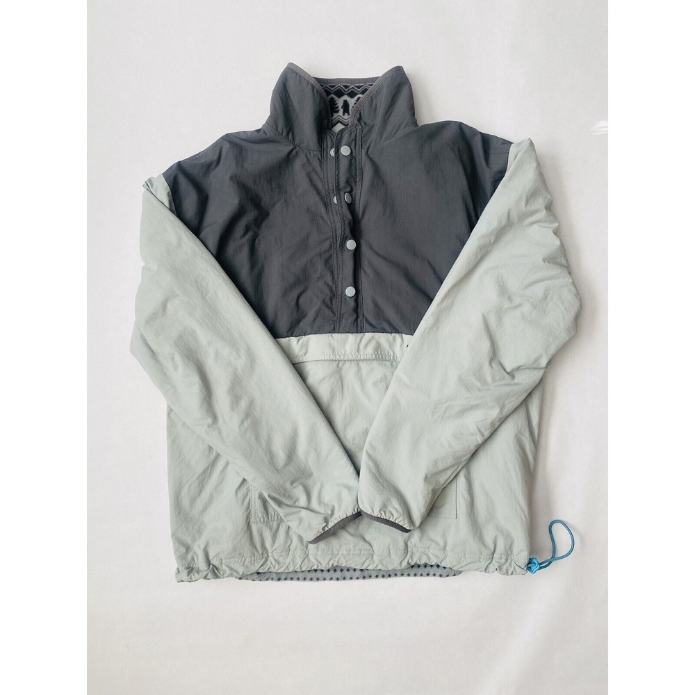 Adult Large Chubbies Gray Anatomy Bear Reversible Fleece Windbreaker Pullover